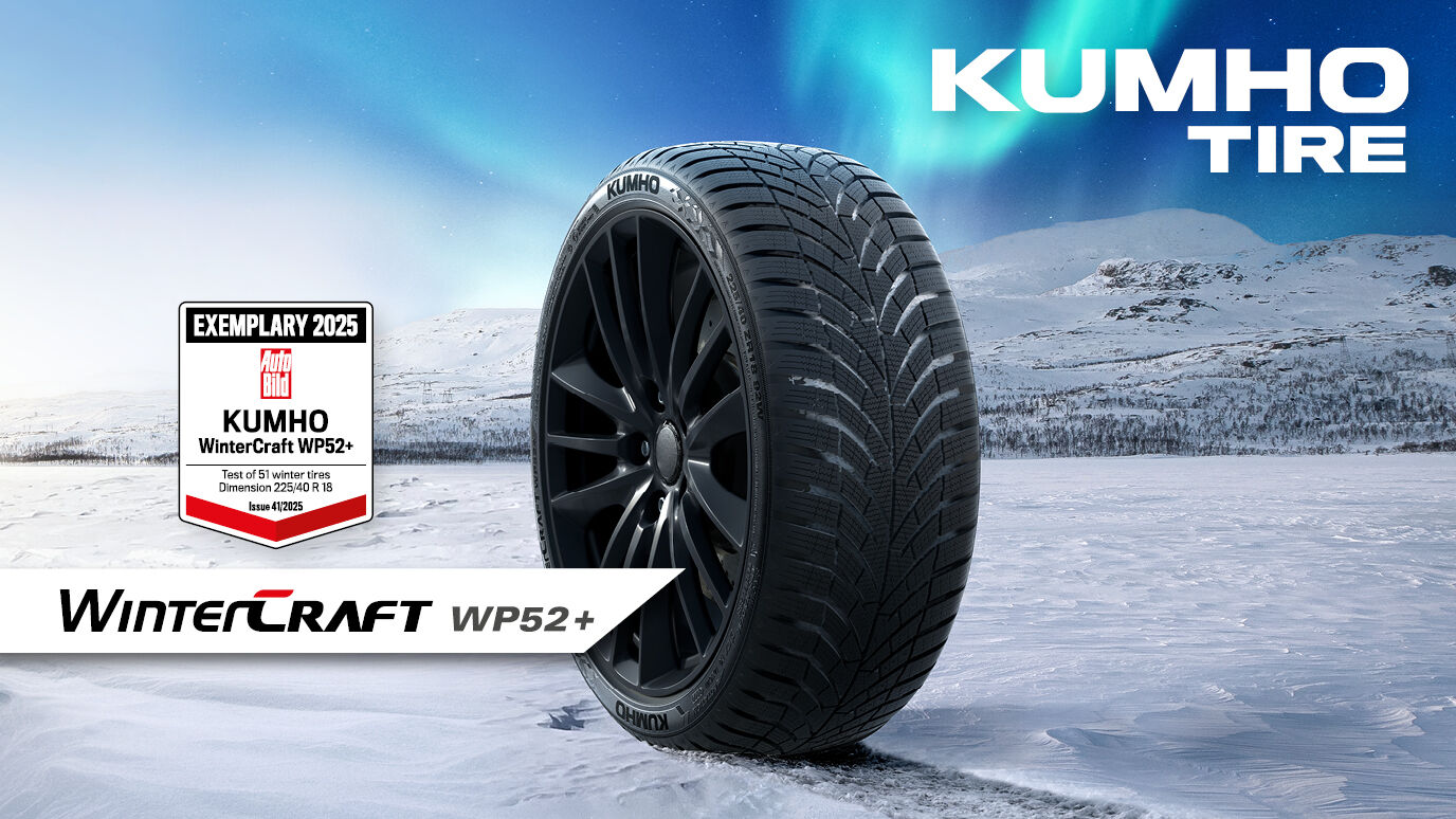 Kumho Tire получава най-висока оценка в теста на Auto Bild