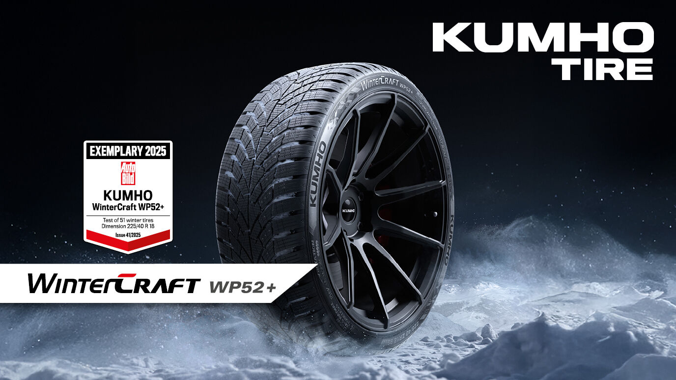 Kumho Tire получава най-висока оценка в теста на Auto Bild